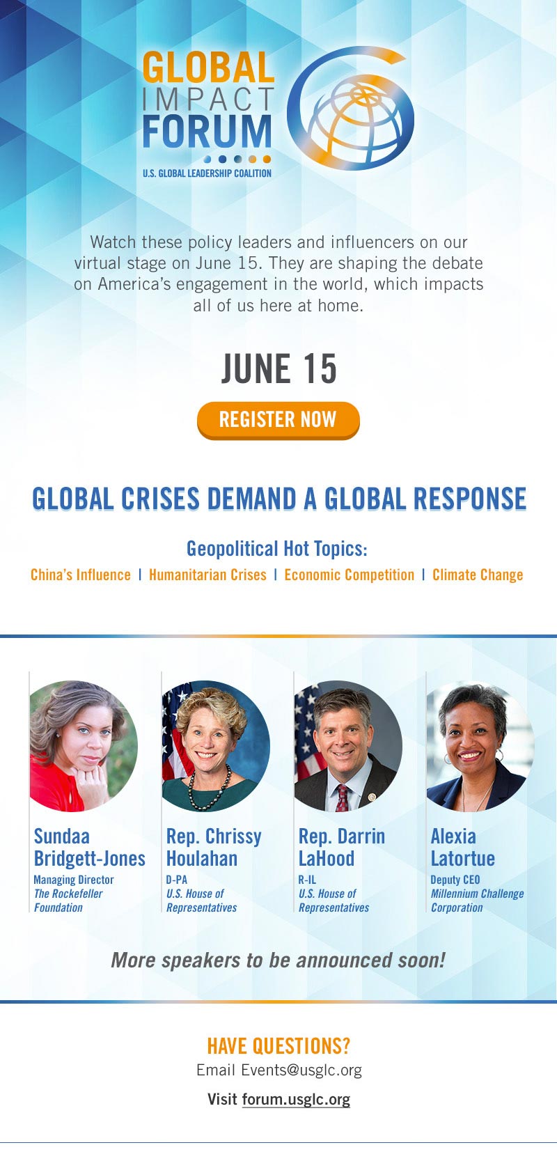 GLOBAL IMPACT FORUM | JUNE 15