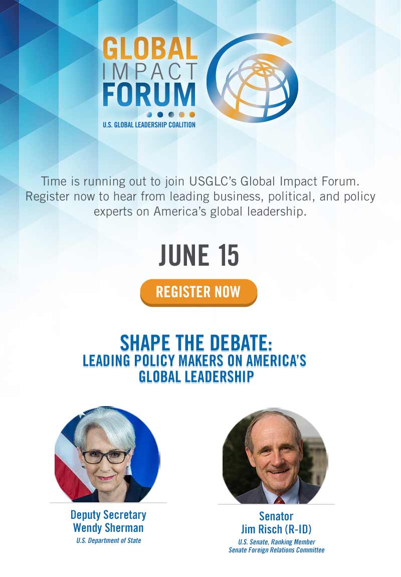 Join us June 15 for USGLC's Global Impact Forum